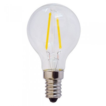 Диодна лампа 4W Е14 G45 FILAMENT 2 години гаранция